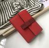Women's Leather Wallet All Cowhide Short Three-fold New Large Capacity Zipper Zero Wallet Fashion Dyeing Small Handbag