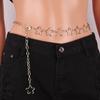 Women's Hollow Star Body Chain: European & American Fashion Waist Ornament