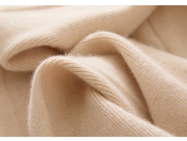 100% Čistý Kašmír Zeštíhlující Dámské Vlněné Legíny - Vysoká Elasticita, Pletené Teplo