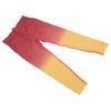 Hip Lifting Pants Yellow Pink Gradient Color L Size Fast Dry High Waisted Leggings for Women