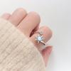 Bohemia Sunflower Rotatable Decompression Rings For Girls Anti Anxiety Relaxing Adjustable Open Wedding Aesthetic Ring