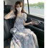 Women's Stylish Slim-Fit Summer Floral Dress with French Touch - 2026 Collection