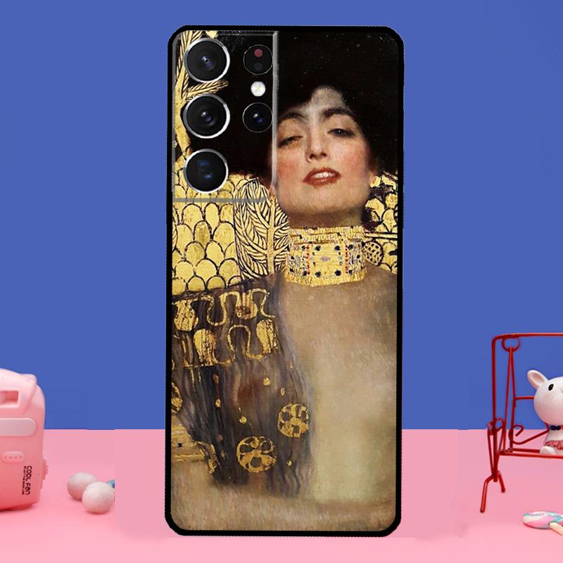 Gustav Klimt Phone Case For Samsung Galaxy S22 Ultra S8 S9 S10 Plus Note 20 Ultra S20 FE S21 Ultra