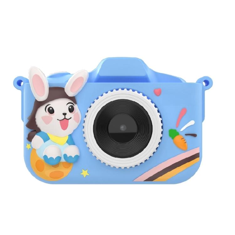 

Creative Learning Camera For Children 5MP Stabilization 12 Photo Effects Ergonomic Metal Body Encourages Artistic Expressio синій