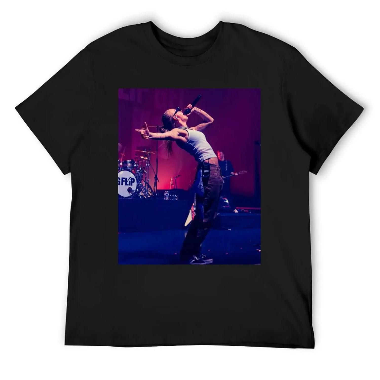 GFLIP BEND T-Shirt anime figures street wear shirts graphic men graphic t shirts S