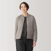 MUJI Washable Padded Active Mocha Size S Women's Blouson, BI02EA4A, Brown,