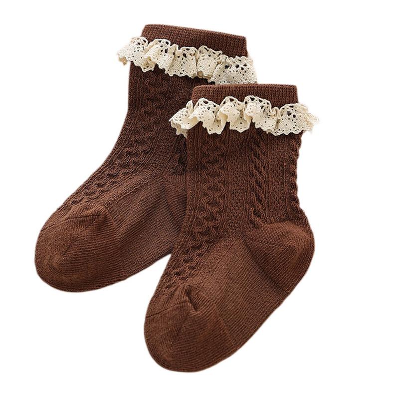 0 to 3 Years Toddler Baby Girls Princess Socks Spring Autumn Clothes Lace Trim Socks Baby Clothing