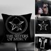 Band Gothic The S-Sisters Of M-Mercy Cushion Cover Pillow Case Soft Skin Friendly Fabric Comfort & Concealed Zipper