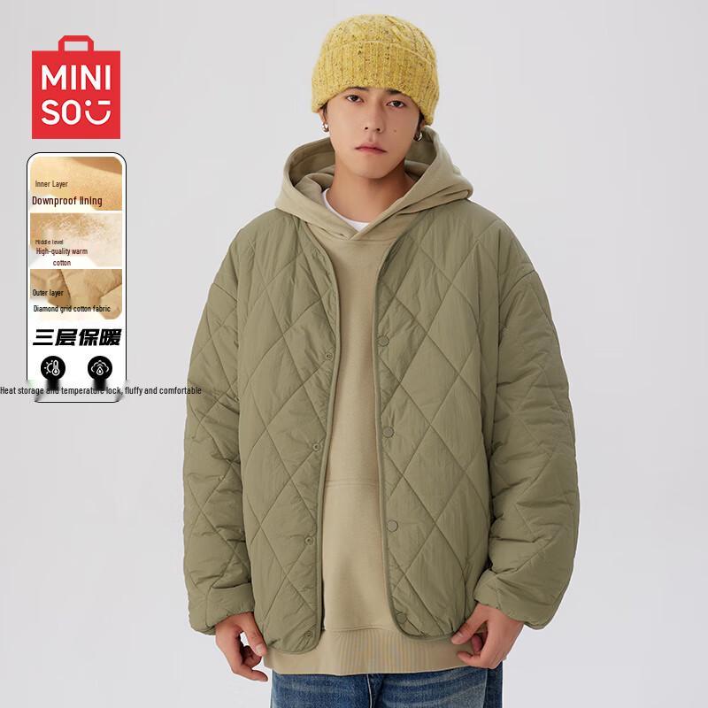 MINISO Men's Oversized Padded Winter Jacket