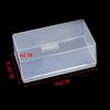 1Pc Transparent Plastic Toys Organizer Jewelry Storage Boxes Rectangle With Cover Multipurpose Storage Box