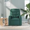 Massage Chair Dark Green Fabric