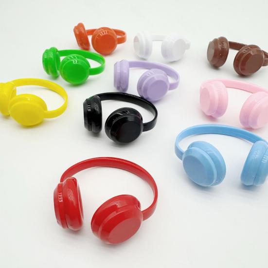 Baby Headphones 17cm Dolls Earphones Fashion Headphones Accessories for Creative Games And Photography