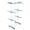 Laundry Drying Rack Multifunctional Movable 3 Layers Space Saving Foldable Clothes Horses Rack