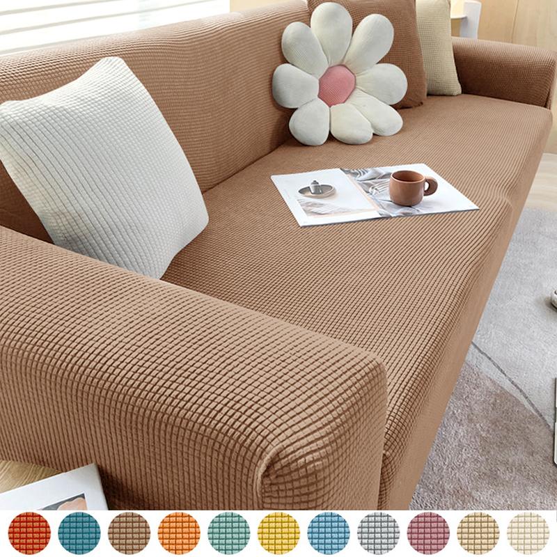 Elastic Jacquard Sofa Cover 1/2/3/4/5 Seater Couch Cover Sofa Covers Versatile Furniture Protection Slipcover For Living Room