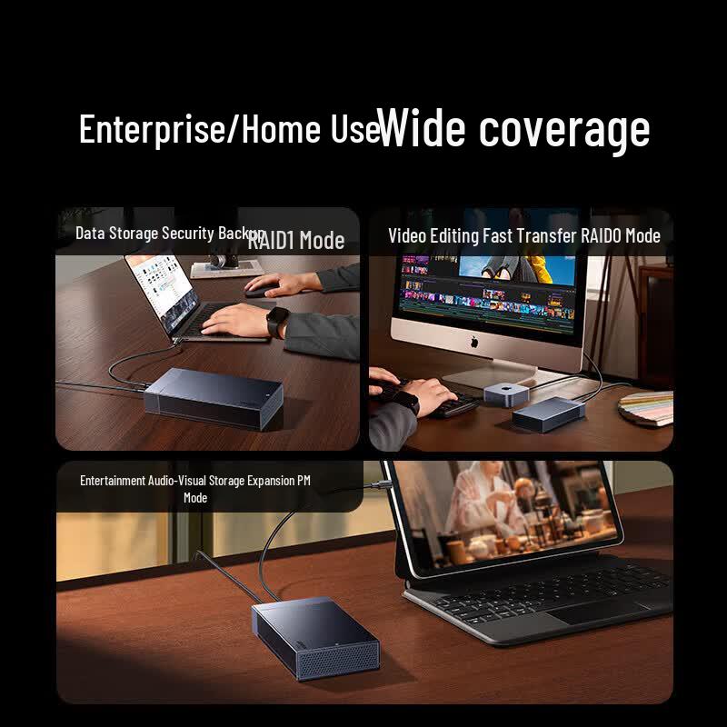 Ugreen 40Gbps M.2 NVMe/SATA Dual-Bay SSD Enclosure