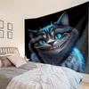Che-shire Cat Smile Tapestry, Unique Design Tapestry, Wall Decor for Bedroom,Livingroom, Playroom,Heartwarming Fan Holiday Gifts