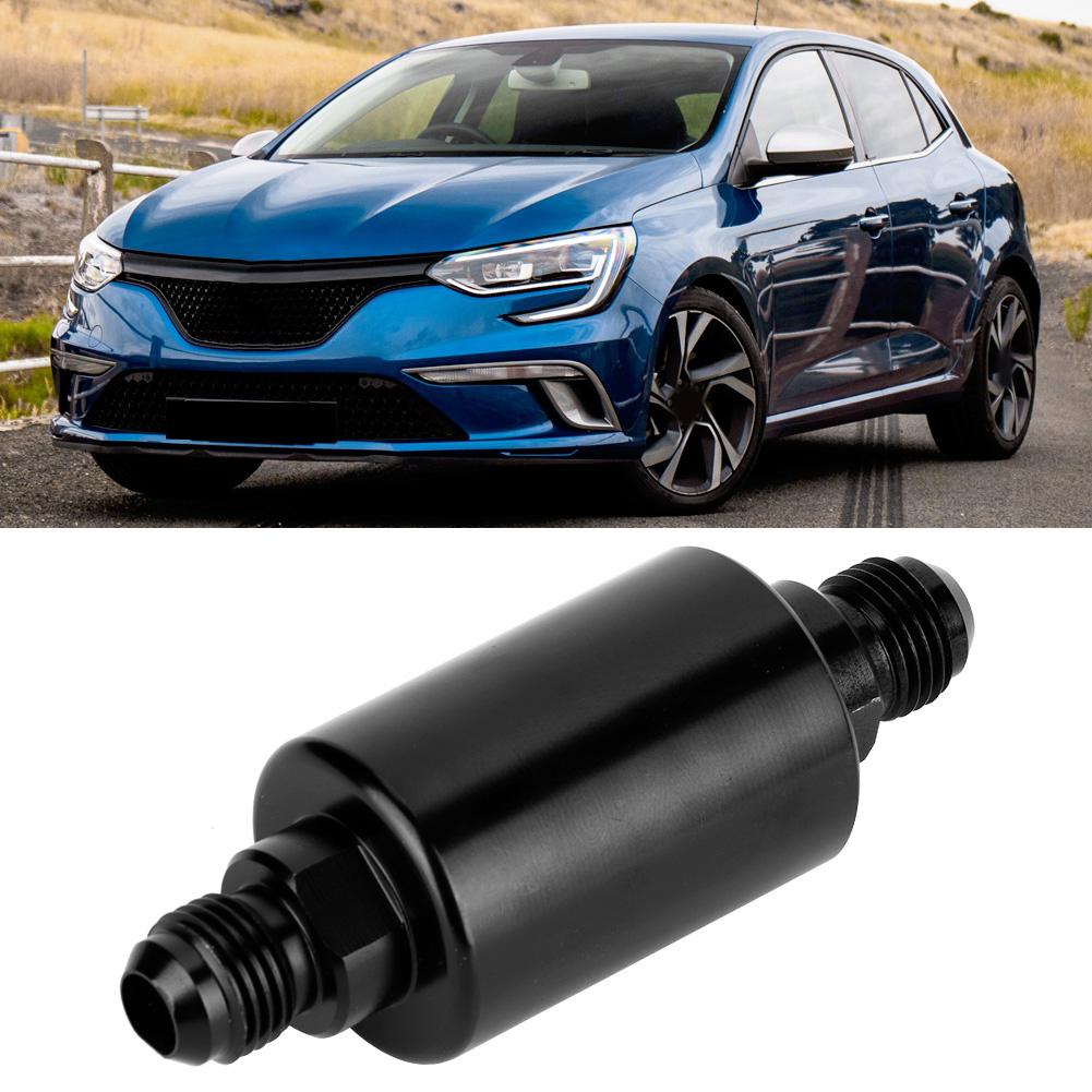 Aluminum Alloy AN6 In Line Fuel Filter Universal Auto Car Modification Accessory
