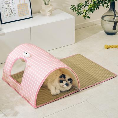 Catwomen Tunnel Summer Cool Mattress  Rattan Cat Nest  Cat Hideaway House  Playable  Sleepable Pet Nest  Cat Villa Cat Room