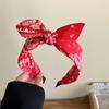1/2pcs Elegant Fabric Wide Cashew Print Headband for Woman Retro Wear When Going Out Hair Band Girl's Face Washing Headb