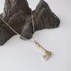 Silber & Gold Kleiner Axt Anhänger Halskette – Personalisierte Hip Hop Schlüsselbein Kette