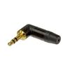 3.5mm Jack Plug - NEUTRIK - Male Stereo Elbow - Gold - Gold-Plated - Audio