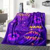Love Heart And Zebra Lips Floral Chain Design Home Customize Your Name Blankets Soft Comfortable Lightweight Quilt For Picnic Sofa Office Bed Living
