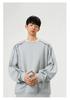 Men's 400g Rivet Round Neck Hoodie: Autumn Loose-Fit Trendy Couple Style Pullover.
