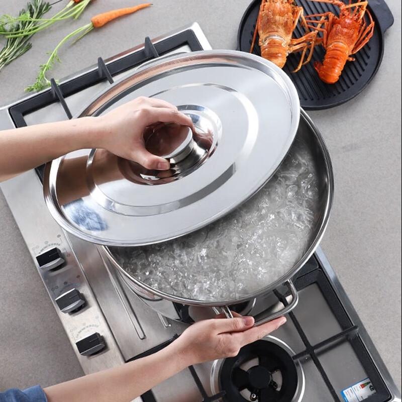 Rudolf Commercial Stainless Steel Stockpot with Lid