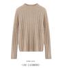 Lekasha Women's Cashmere Half-High Neck Slim-Fit Pullover Sweater for Fall/Winter