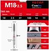 Spiral Tip Cobalt Machine Tap for Stainless Steel, M3-M16