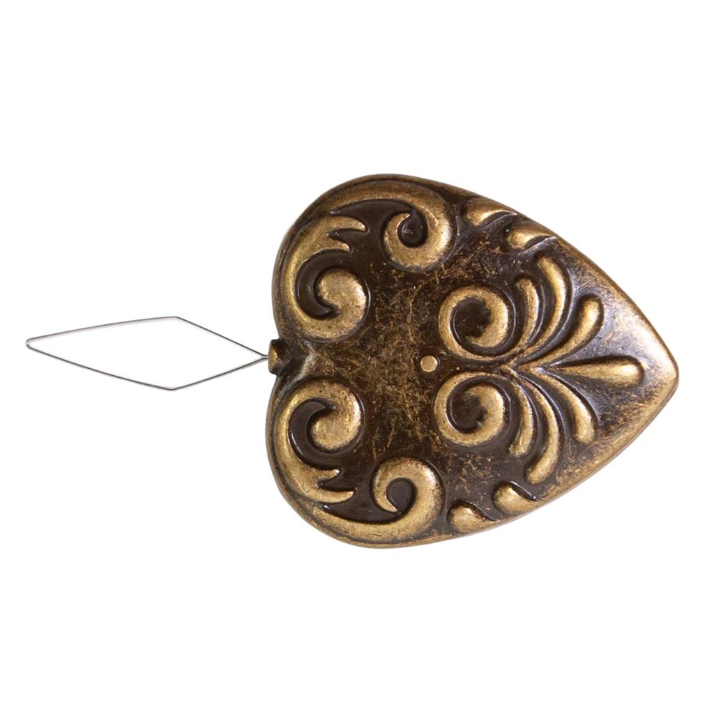 Vintage Needle Threader with Magnetic Needle Holder 2 In 1 Needle Threader with Needle Minders Metal Sewing Pin Holder