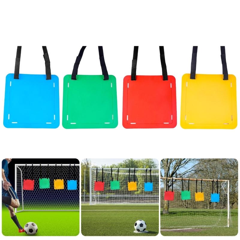Football Training Targets Discs Football Goal Agility Targets Disc With Strap for Accurate Training