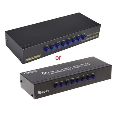 8-Way    Er  Out Composite Video L/ Selector Box for DVD Game Consoles