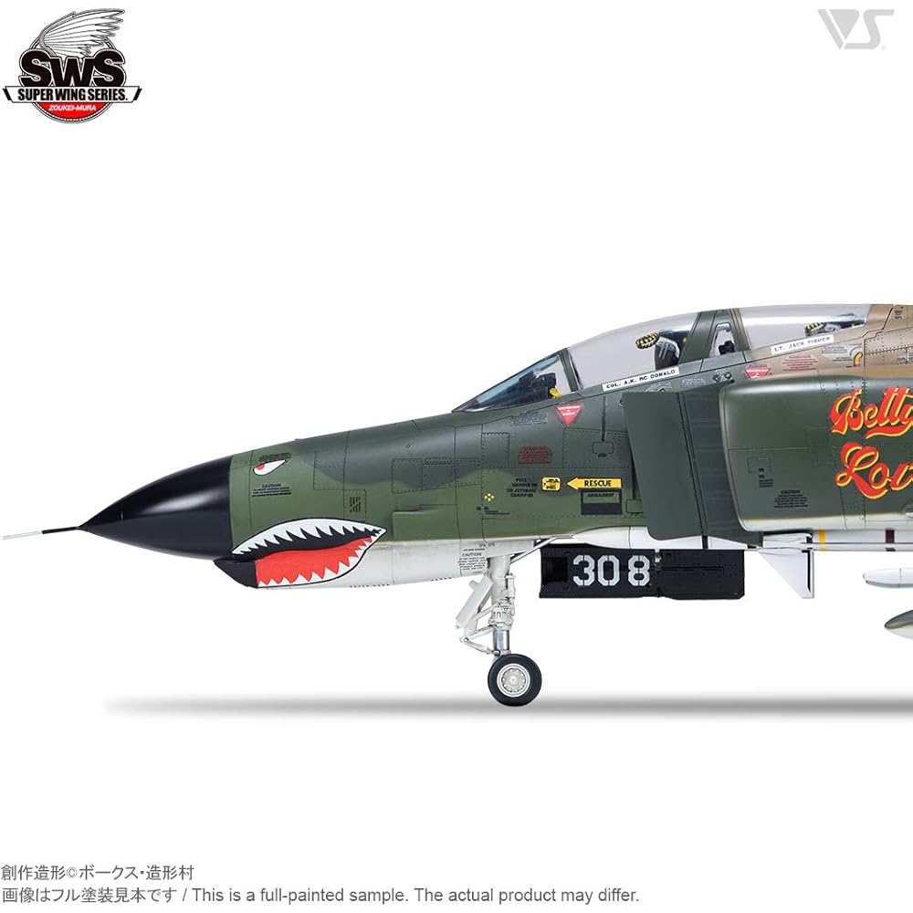 SWS Maßstab 1/48 F-4E (Frühes Modell) Phantom II Plastikmodell