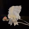 Ribbon Bow Cosplay Headpiece Lace Trim Anime Headband Lovely Lace Headband  For Maid Costume