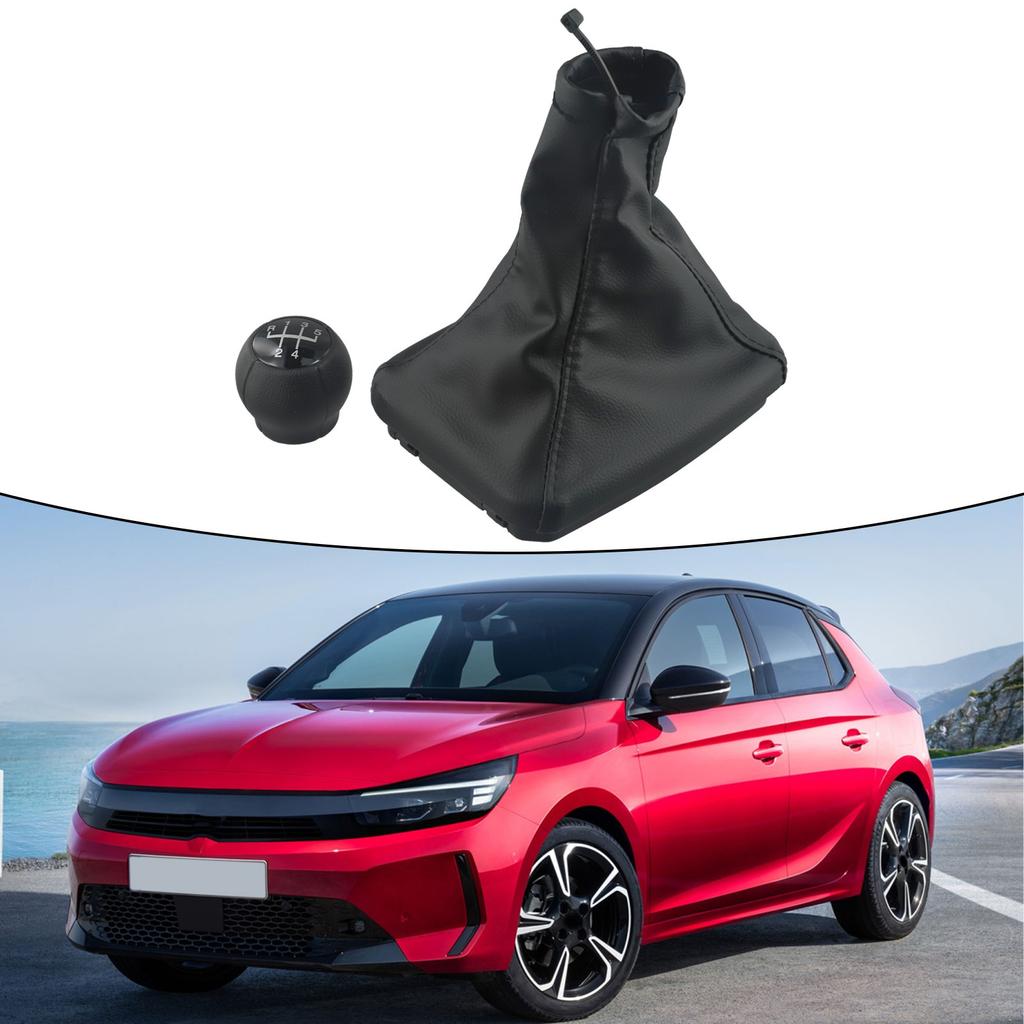 Pomello del cambio a 5 marce cuffia leva cambio per Opel per Meriva A 2003-2005 2007-2010