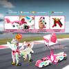 2 In 1 Magnetic Collision Transform Deer Car Toy, Auto Combine Deformation Race Cars, Educational Puzzle Vehicle Gift for Kid