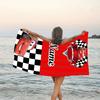 1pc Cars3 Beach Towel with Custom Name, Beach/Swimming/Bath/Picnic/Camping Towel, Suitable for Seaside Beaches