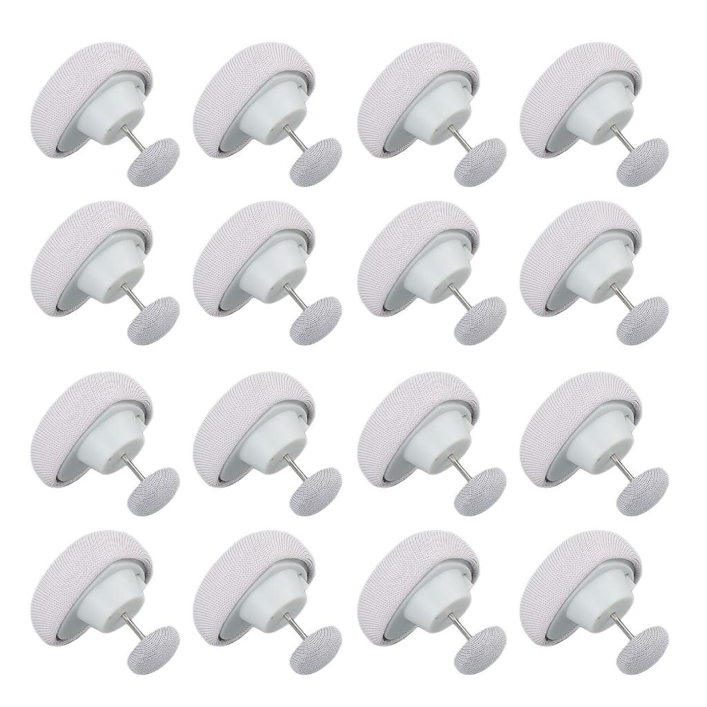 16 Stück Bettdecken-Befestigungsclips Herzform Abnehmbarer Bettdecken-Befestiger Daunendecke Decke Bettwäsche Halter Nadeln für den Heimgebrauch