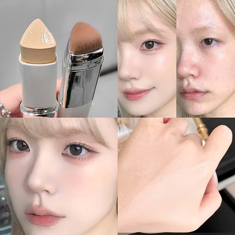 Увлажняющий стик-тональное средство CAPPUVINI с двумя концами: Стойкий, натуральный, легкий консилер 15g