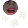 2Pcs Fake Luminous Vampire Teeth Fangs Dentures Halloween Cosplay Party Favors