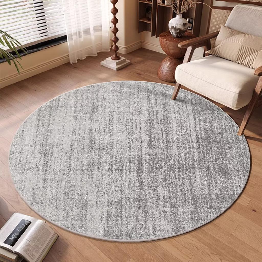 Modern Abstract Round Carpet Living Room Decoration Sofa Area Rugs Home Light Luxury Floor Mat Room Decor Soft Carpet Washable