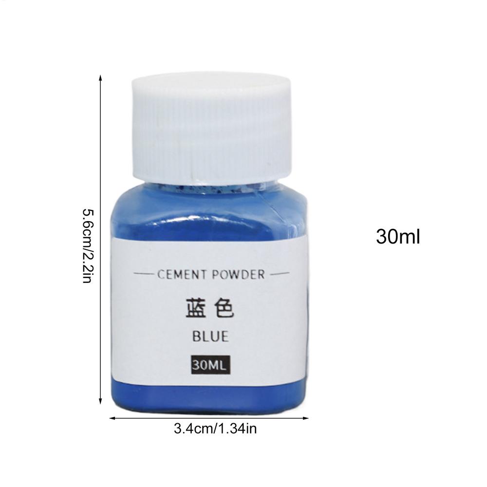 Cementový prášek barvivo na beton 30ml sádrový pigment barvivo na sádrovou omítku tmel spárovací hmota keramická mléčná barva barvení