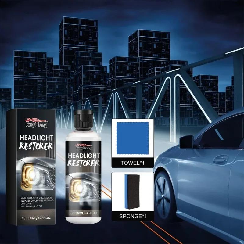 Premium Lens Cleaner: Restores Cloudy & Oxidized Headlights