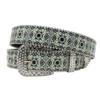 Rhinestone Ethnic Print Punk Bohemian Y2K Couple Belt