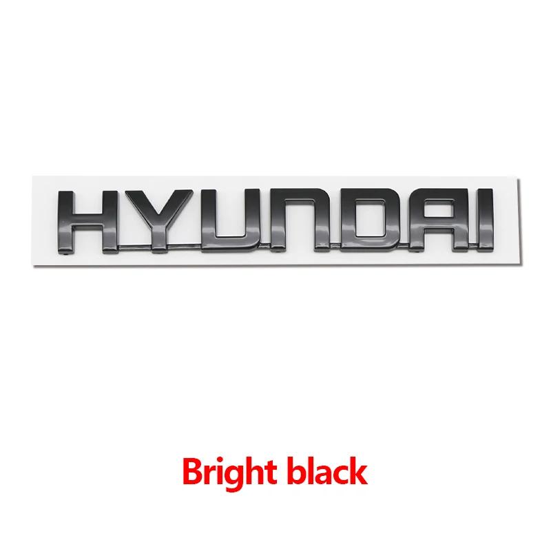 Hyundai I40 I20 Tucson Santa Fe Sonata Solaris Accent Elantra Venue ABS 3D Metal Car Trunk Badge Nameplate Letters Sticker vq1