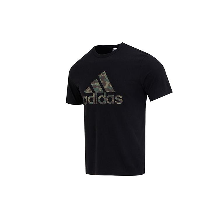 New Adidas Set in Sleeve T Shirt Men's Black HS3215