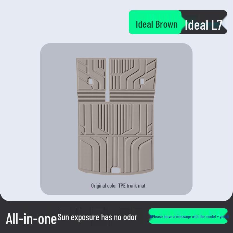 Durable TPE Anti-Scratch Trunk Mat for Ideal i6/i8