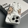 For Iphone 16 Pro Max Case Mini Sun God Silicone Cover For Iphone Air 17 Plus 11 Air 12 14 15 13 Soft Cover Funda