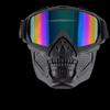 Skull Mouth Motorcycle Off-road Goggles with Windproof Mask
